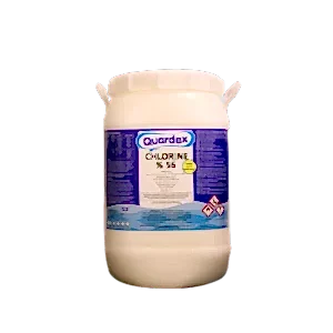 Granül Klor 56 havuz kimyasalı kovası – havuz dezenfeksiyonu için hızlı çözünen klor granülleri